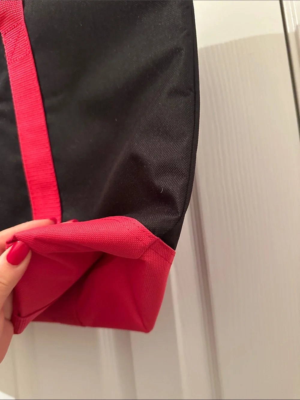 Trader Joe's Black & Red Insulated Grocery Tote